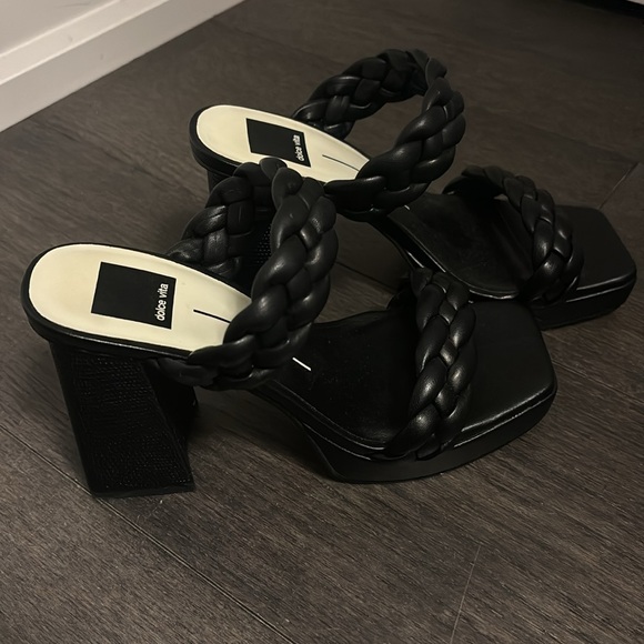 Dolce vita , black chunky heel,  size 7 women’s - Picture 2 of 2